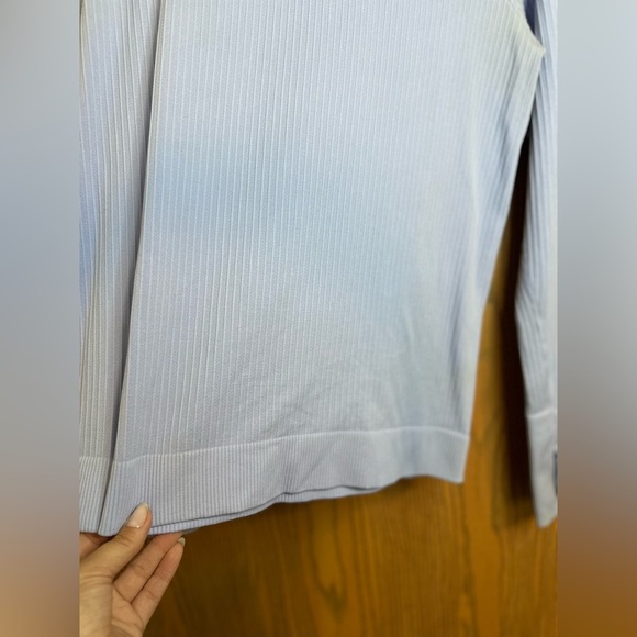 Lululemon Rest Less Ribbed Pullover Long Sleeve Top No Size Tag- Say L/XL - Picture 8 of 15